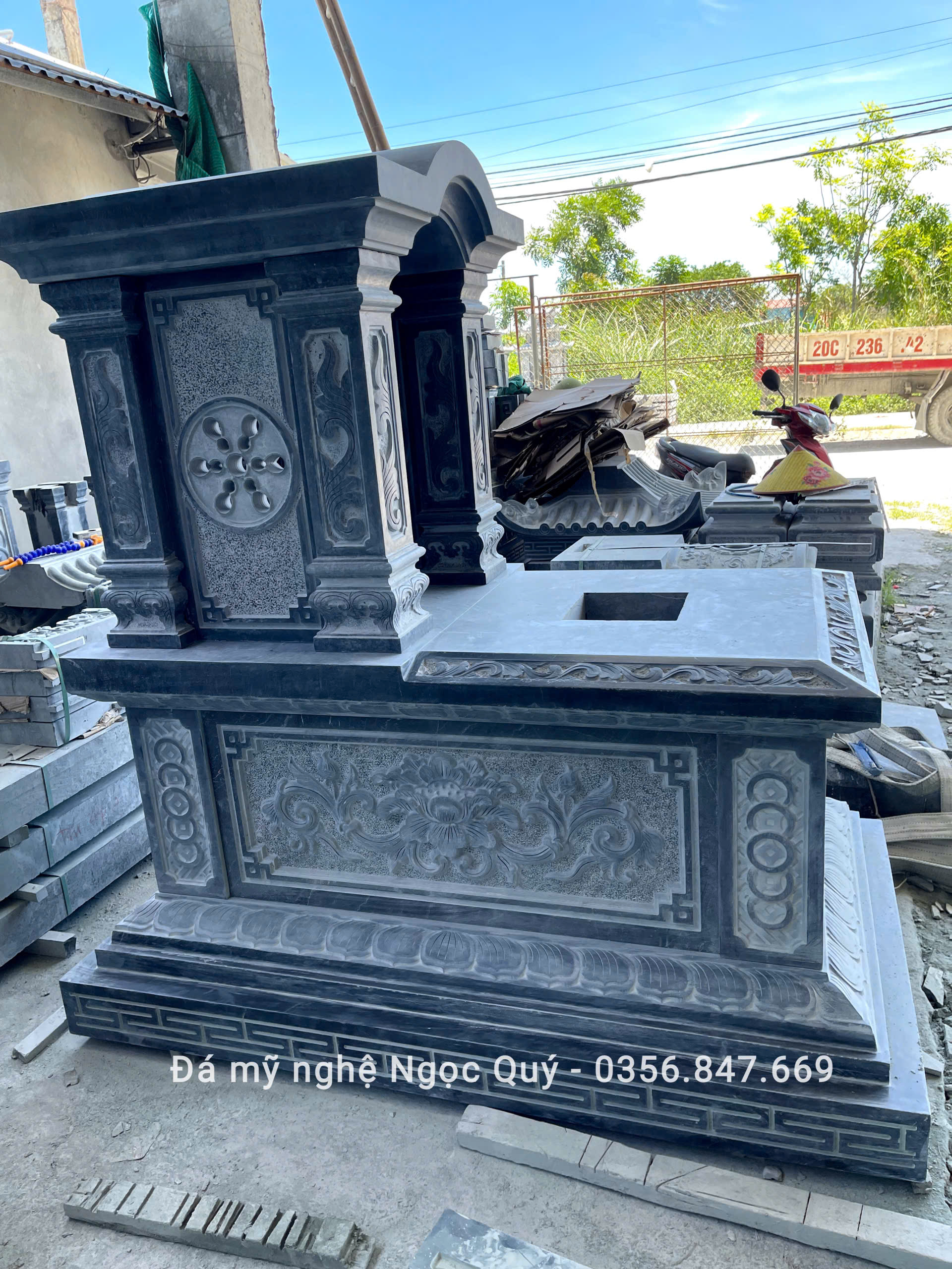 Mộ đá đơn mái vòm NQ01