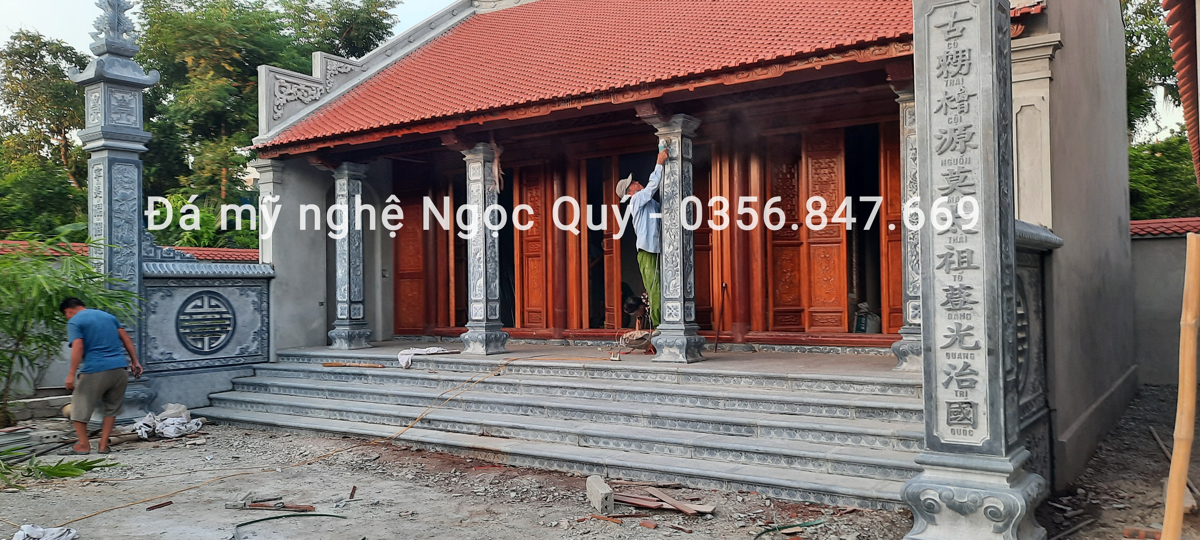 Tư vấn xây dựng nhà thờ đá (Nhà thờ họ, Từ đường) bằng đá tự nhiên: Bền vững ngàn năm, chuẩn phong thủy